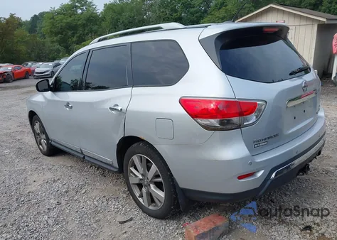 2013 Nissan Pathfinder Platinum из США, поврежденный, VIN 5N1AR2MM7DC618239